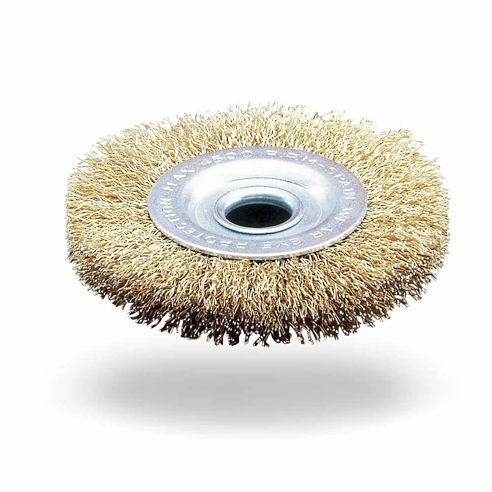 Brosse Metallique Circulaire Ondulee D:150mm