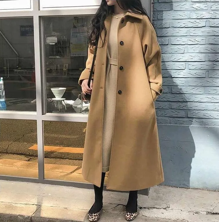 Camille - Manteau long élégant pour un Look Sophistiqué en toute Saison