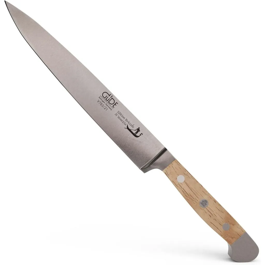 Couteau à jambon ALPHA BRICOLE DI VENEZIA 21 cm, marron, Güde ✔ 165 € ⭕ Kulina