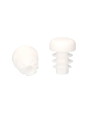 Embout Rentrant Blanc Circulaire Ø12mm - 87361