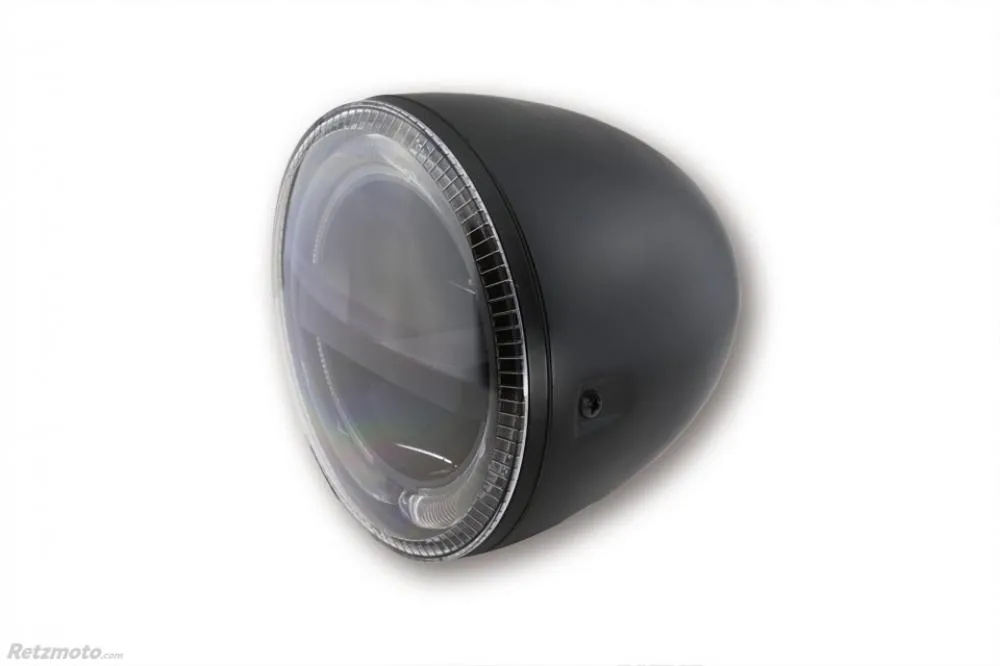 HIGHSIDER 5 3/4 Pouces LED Phare CIRCLE, Noir HIGHSIDER 