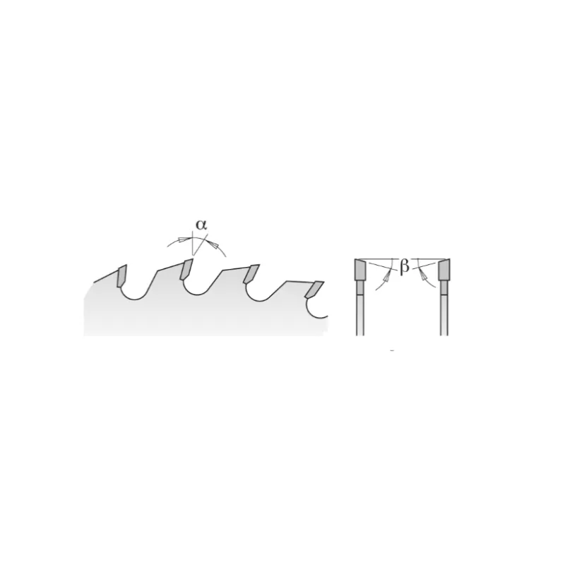 Lame circulaire carbure BOIS - Ø250 x 30mm - 48 Dents - Ep 3,2/2,2