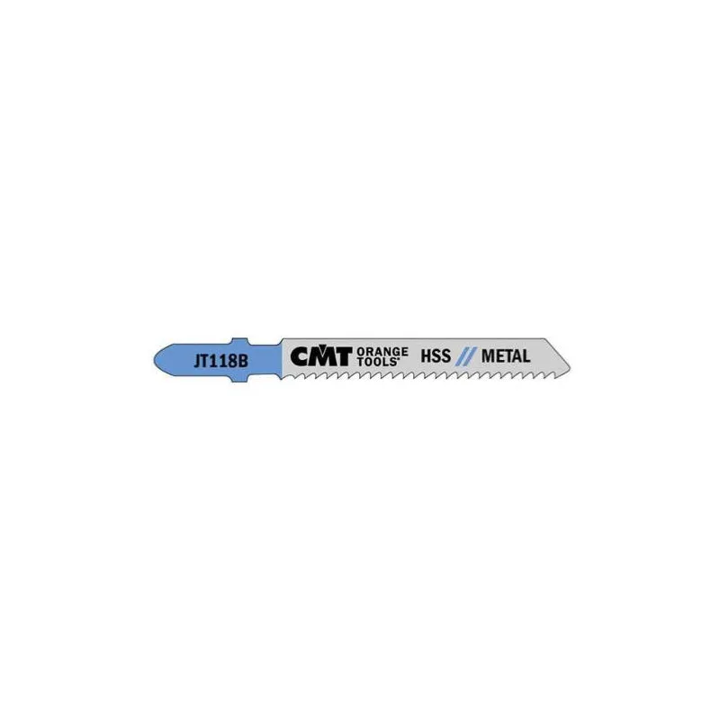 Lot de 5 lames de scie sauteuse coupe fine METAL - T118B