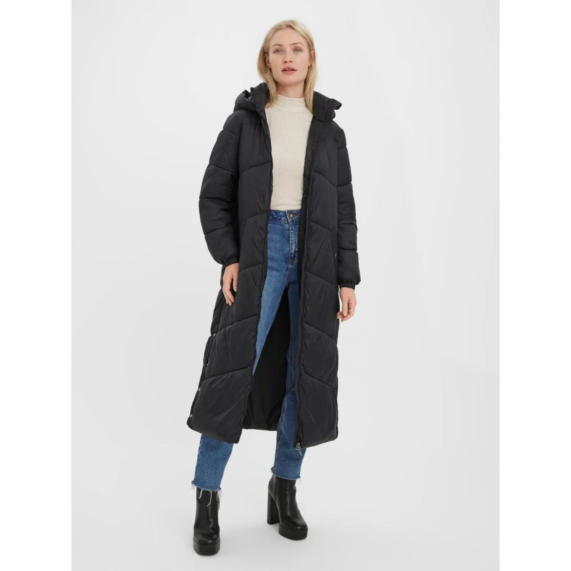 Manteau Capuche noir Xena | 3 Suisses