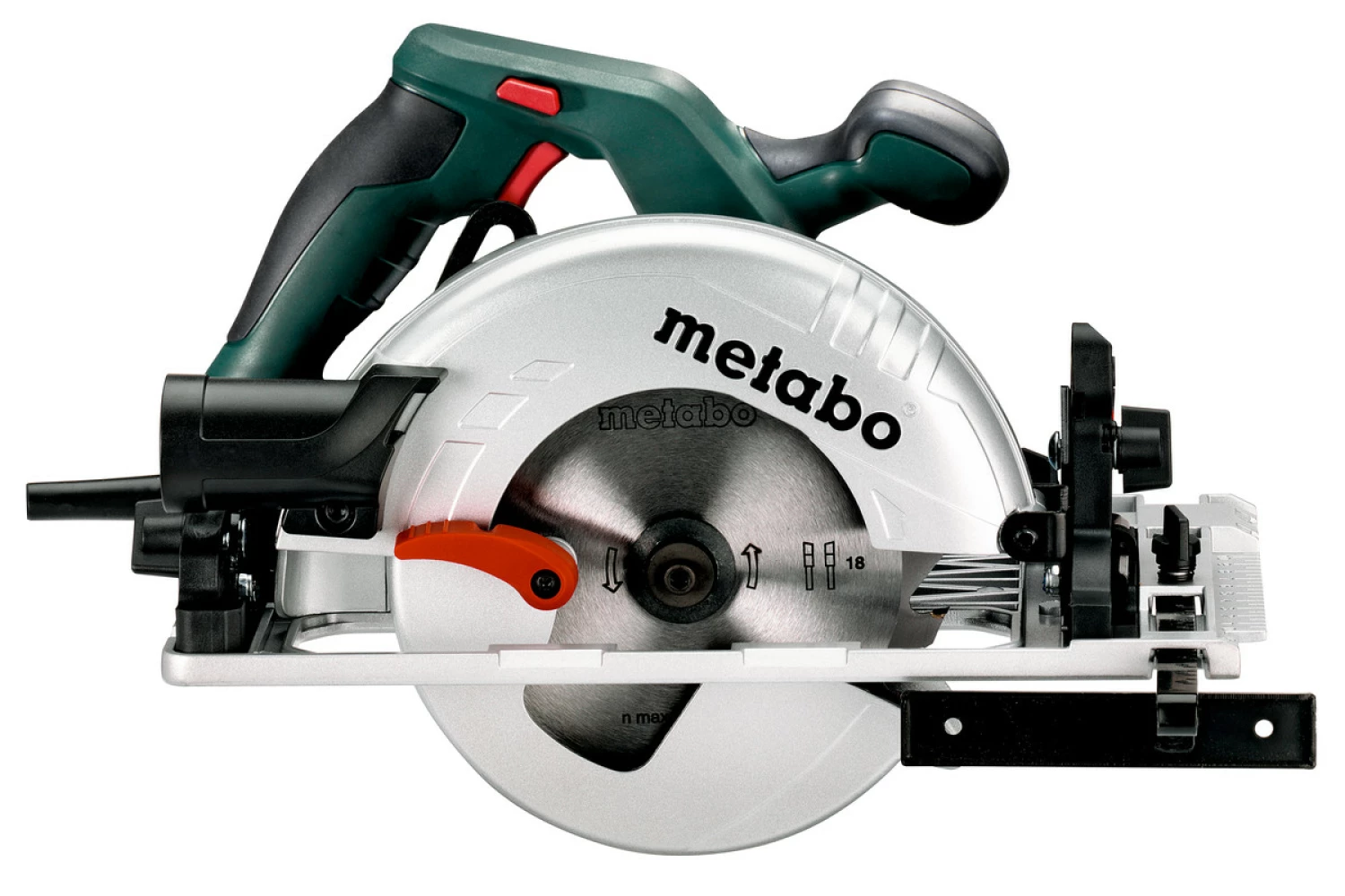 Metabo KS 55 FS Scie circulaire et rail de guidage (1600mm) dans un boîtier - 1200W - 160mm