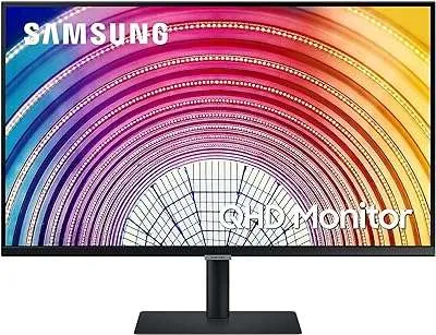 Moniteur wqhd samsung 32″ 75 hz port d’affichage hdr10 hub usb3.0 support réglable en hauteur 