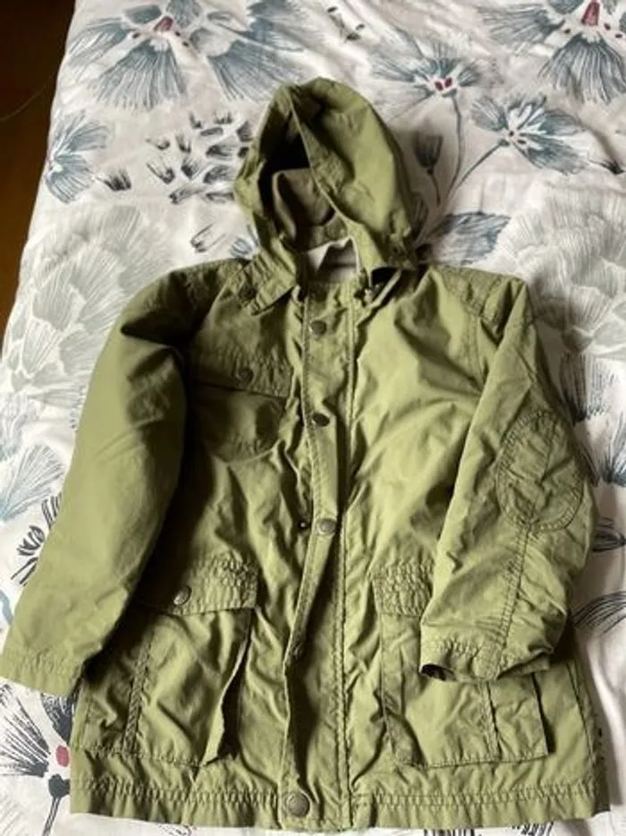 Parka mi saison kaki - Vertbaudet - 8 ans  | Beebs