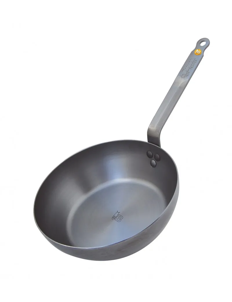 Poêle paysanne ronde Mineral B Element - Diamètre cm 24 cm - Cuisine 