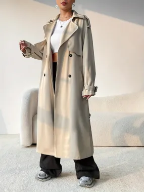 Sofia | Manteau trench à col à revers pour l'automne.